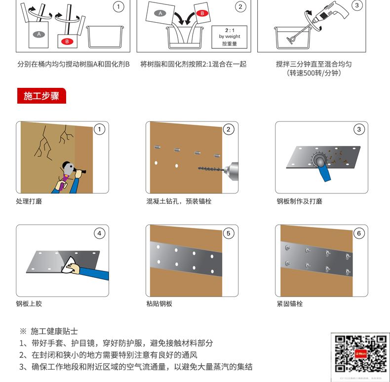 包钢叙永粘钢加固施工过程